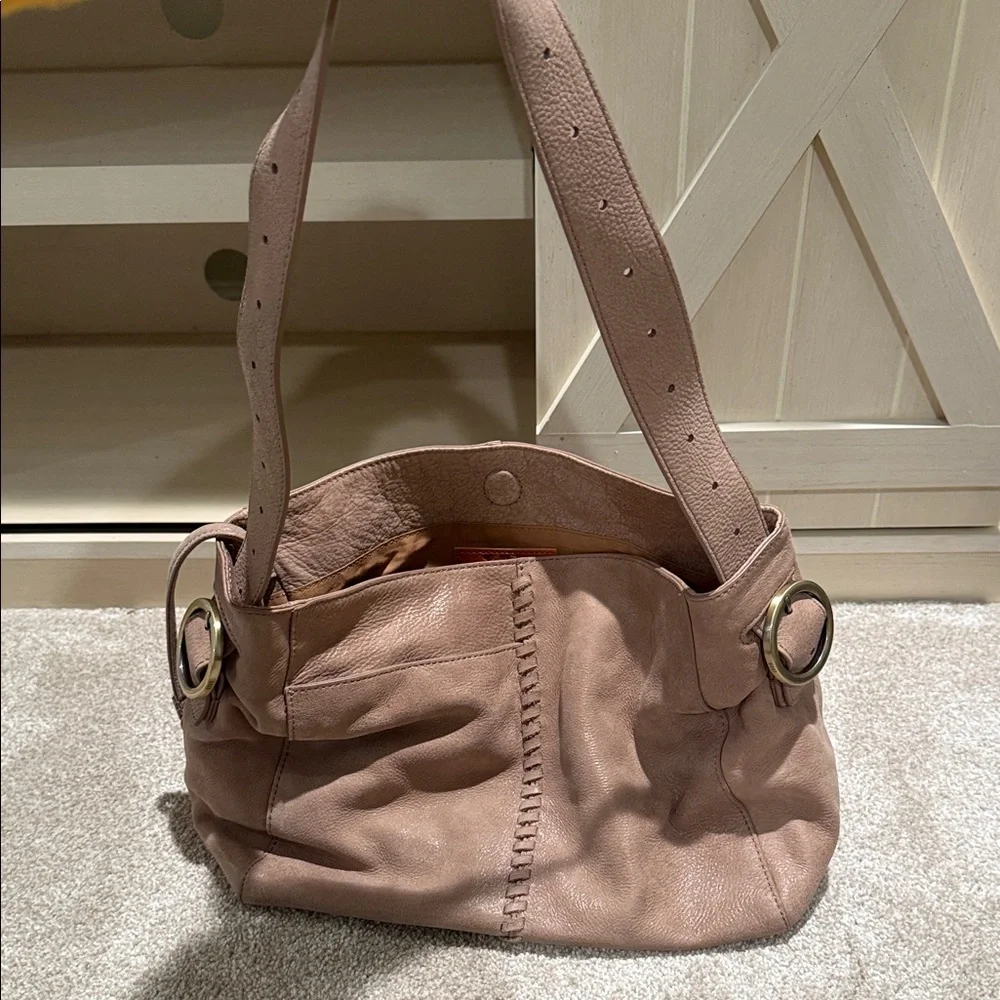HOBO tan satchel purse - Picture 1 of 5
